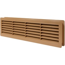 Vent Systems 440 x 120 mm Dubová vetracia mriežka na dvere…
