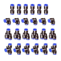 24 kusů 10mm rychlospojek Air Push, pneumatické násuvné…