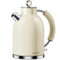 ASCOT Kettle Electric, Cordless-Fast-Boil,