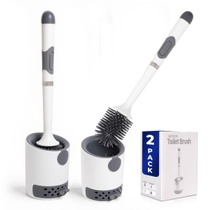 PACK&BACK - 2 kusy - Toaletní kartáč s dávkovačem mýdla -…