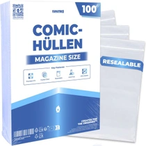 Obálky na komiksy, velikost pro časopisy (100 kusů) –…