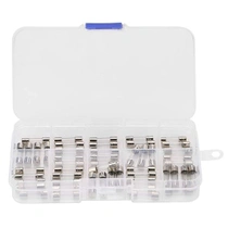 Sada 50 kusů rychlých skleněných pojistek 5x20 mm, různé…