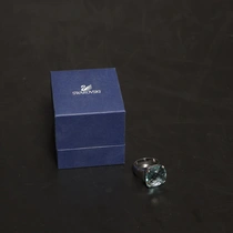 Dámsky strieborný prsteň Swarovski priemer 15mm