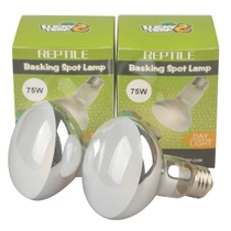 LUCKY HERP Tepelná lampa na plazy, balení 2 ks (75 wattů)