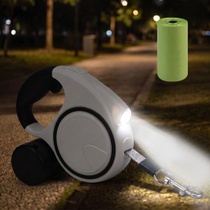 5m naťahovacie vodítko pre psov s LED svetlom a dávkovačom…