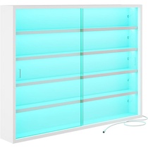 5patrová skleněná vitrína s LED osvětlením DJ504644, 11 x…