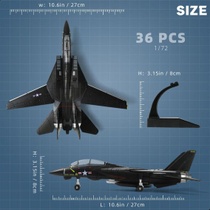 SEBUNAS Stíhačka F-14 Tomcat, rýchlostavebná sada v mierke…