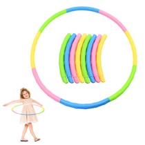 Dětská gymnastická obruč Hula Fitness Hoop, sada 8 kusů,…