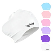 Nepfaivy plavecká čepice pro děti s dlouhými vlasy,…