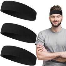 Sportovní čelenka, balení 3 kusů, froté čelenky, potítko…