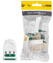 Vimar FP00203.B Malý SICURY 2P+T 10 A 250 V~ 4dílný otočný…