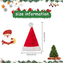 YXHZVON 2 ks čepic Santa Claus, plyšová čepice Santa Claus…