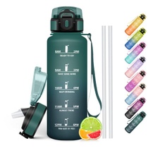 Láhev na vodu HoneyHolly 1500ml, bez BPA, vhodná pro sycené…