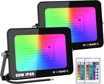 RIGIDON RGB LED žiarič s diaľkovým ovládaním