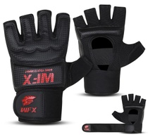 WFX MMA rukavice pro muže a ženy, půlprstové, karate…