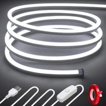 Neonový světelný pásek Cozylady 2m, studená bílá, 120 LED…