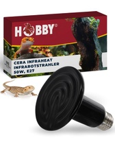 Cera Infraheat, 50 W, keramický infračervený zářič s tmavým…