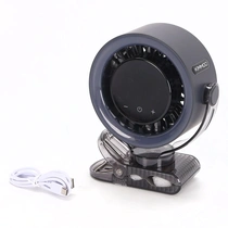 Ventilátor KIMMOO s klipem a LED displejem