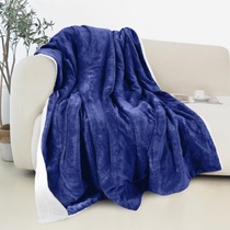 Fleecová deka Elegant Comfort modrá
