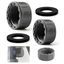 2 kusy závitových uzáverov G3/4 PVC, zaslepky 3/4 palca s…