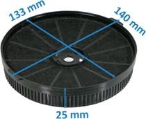 / 2x filter s aktívnym uhlím / Kompatibilný s PKM CF155…