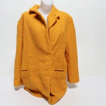 Dámský oranžový kabát - 44 EUR