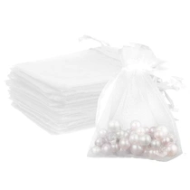 Organzové sáčky se stahovací šňůrkou, 50 kusů, 20 x 30 cm,…