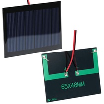 QWORK® 6dílný mikro mini solární panel 3V 0,3W 80mA,…