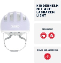 Dětská helma ABUS Smiley 3.0 ACE LED - cyklistická helma se…