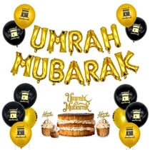 Umrah Mubarak Deko (L), Dekorations Set, Folienballons,…
