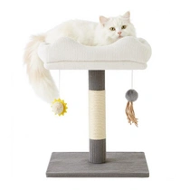 Škrabadlo pre malé mačky Gardner Pet, šedé, vysoké 51 cm