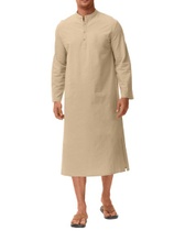 Pánský kaftan s dlouhým rukávem, výstřihem, zapínáním na…