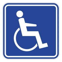Easydruck24de Samolepka pro uživatele invalidního vozíku 10…