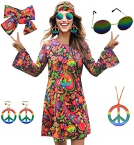 Karnevalový hippie kostým Mryuwb, vel. L