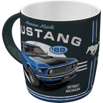 Nostalgický retro hrnek na kávu, 330 ml, Ford Mustang –…