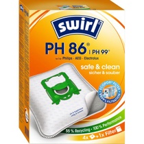 Sáčky do vysavače Swirl PH 86 / PH 99 EcoPor, 4 prachové…