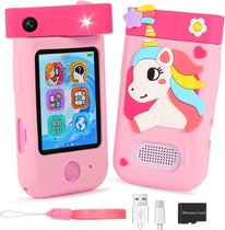 Dětský telefon Arnssien růžoví jednorožci