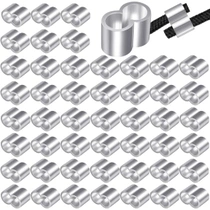 50 kusů lanových svorek 4 mm, krimpovacích objímek,…