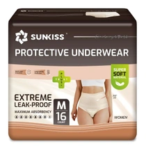 SUNKISS inkontinenčné nohavičky pre ženy, béžové, veľkosť…