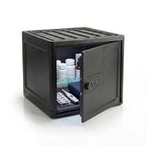 Uzamykatelný box Silvergear černý, 30×24×20