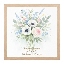 Rám na obraz Giftgarden v barvě dřeva 10x10 cm - nástěnný a…