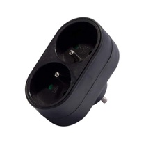 Biplite Domino 2 x 16 A 3500 W 250 V – Schwarz Chacon