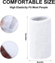 Potítko na zápěstí, 4 kusy elastických potítek, fitness…