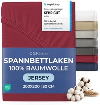 Napínací prostěradlo CGK Unlimited burgundy
