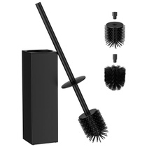 Silikónová toaletná kefa FORIOUS® 50 cm, nerezová toaletná…