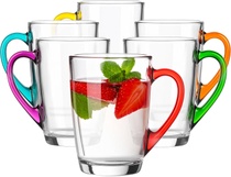 Skleněné hrnky Glasmark KROSNO 1992, 6ks