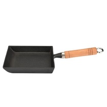 Tamagoyaki pánev Mini litinová pánev Dřevěná rukojeť…