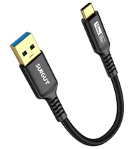 SUNGUY krátký kabel USB-C 15 cm, nabíjecí kabel USB-C a…