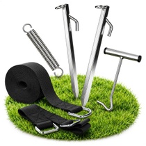 COM-FOUR® 6dílná sada zemních kotev pro trampolíny, sada…