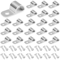 30 šroubovacích kabelových svorek, Ø 9-10 mm, kovové…